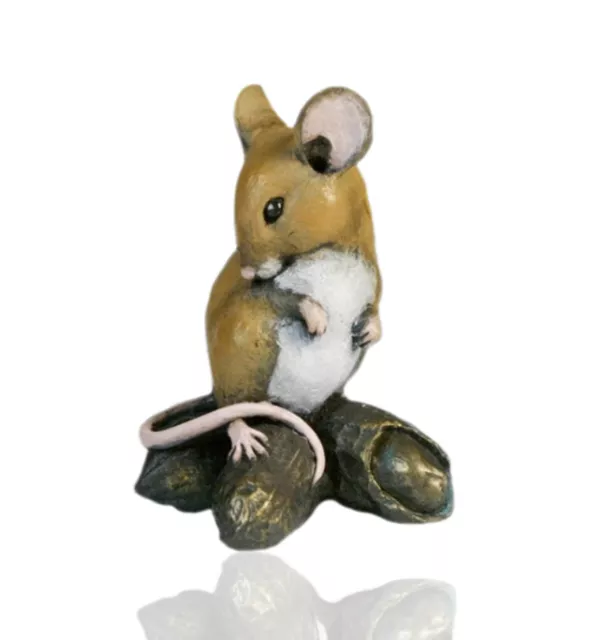 Mouse on Monkey Nuts - Hand Painted - Michael Simpson.