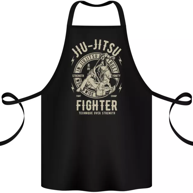 Jiu Jitsu Fighter Mixed Martial Arts MMA Cotton Apron 100% Organic