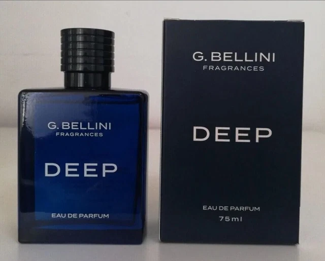 LIDL G.BELLINI FRAGRANCES Deep Eau De Parfum 75ml For Men Perfumes EDP