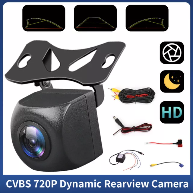 CVBS Car Rear View Camera Parking Reversing 720P Night Vision Waterproof 170°