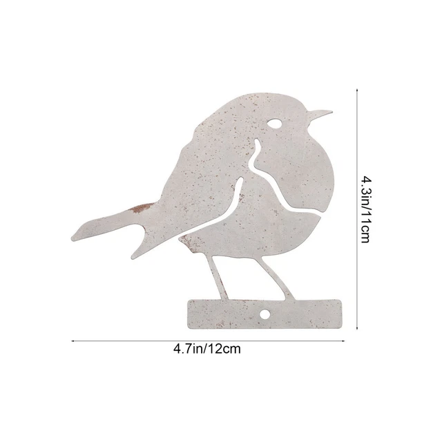 1 Pc Metall Vogel Wand Dekor Eisen Wand Kunst Eisen Vogel Figur 4