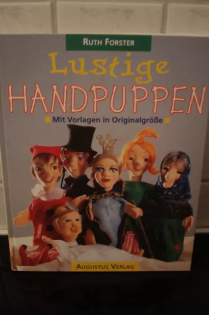 Lustige Handpuppen, Augustus Verlag  +++      mit Vorlagen    neuw.