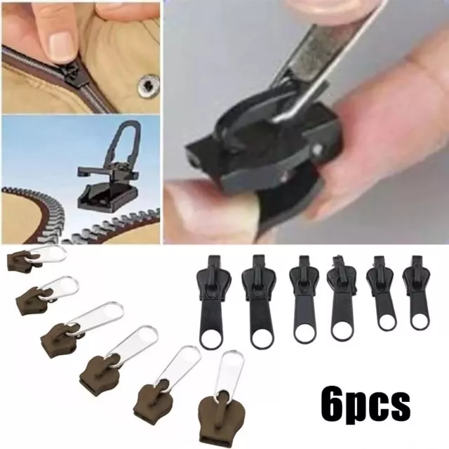 Enhance Your Sewing Skills with 6 Pcs Pull Lock Repair Kit Instant Fix