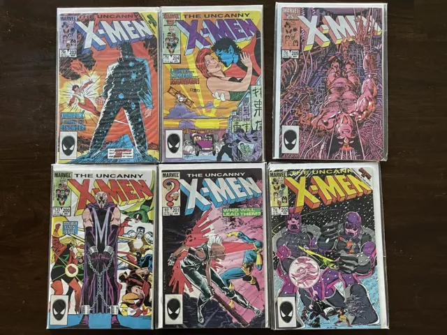 Uncanny X-Men Vol.1 #200-219 VF Or Higher (20 Books) Chris Claremont /writer