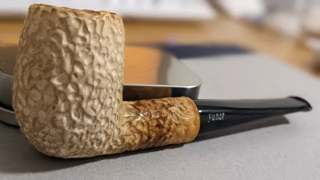 YUNAR Meerschaum | Hochwertige Türkische Handgefertigte Meerschaum Billardpfeife 3