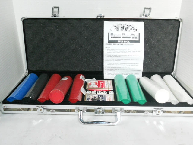 Fat Cat 500-Count Poker Chip Set in Camouflage Case + Dealer Button Play Pack