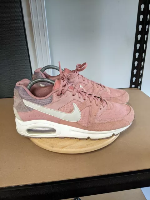 Nike Air Max Command Sneakers Womens Size 10 Pink Shoes Trainers Suede