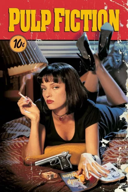 Pulp Fiction Film 1994 Quentin Tarantino Poster Locandina 45X32Cm Samuel Jackson