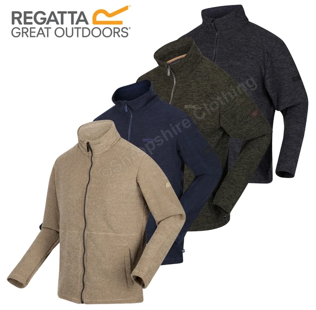 Regatta Mens Elidon Fleece Full Zip Anti-Pill Walking Hiking Outdoors Jacket