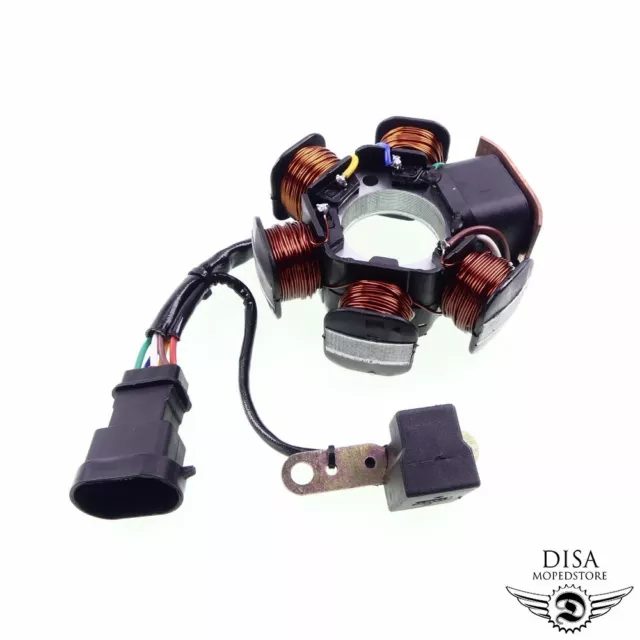 Lichtmaschine für Piaggio Zip 2 SP TPH Typhoon NRG Power MC3 MC 3 Vespa LX