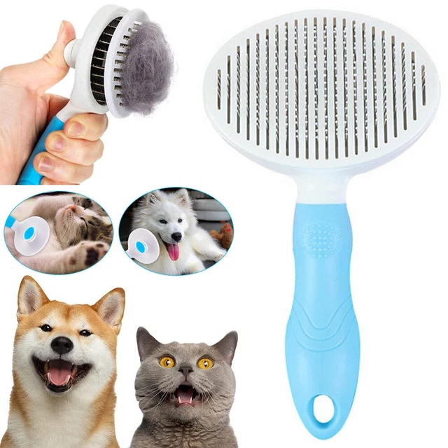Pet Dog Cat Hair Remover Comb Needle Grooming Massage Deshedding Cleaning Brush