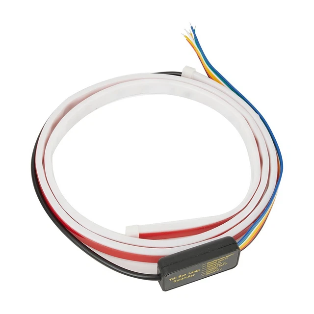 5 Flash Modes Fluid LED Strip Car Trunk Rear Brake Backup Turn Signal Lights