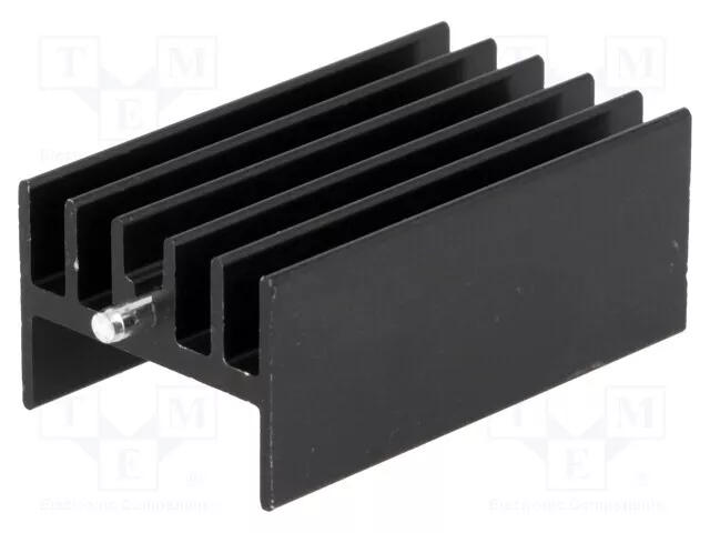 Radiateur : Marqué H W : 23,3mm Noir L:40mm H:16,5mm HS-123-40 Refroidisseur