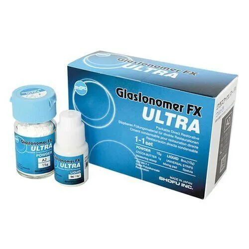 GlasIonomer FX Ultra verre ionomère restauration 1-1 ensemble