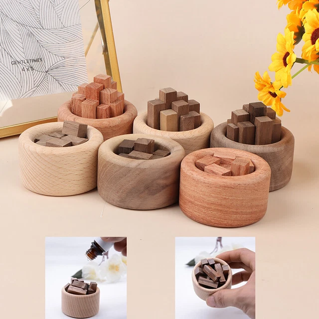 Wooden Aroma Essential Oil Diffuser Car Fragrance Oil Diffuser Sleep Aid Offi ql