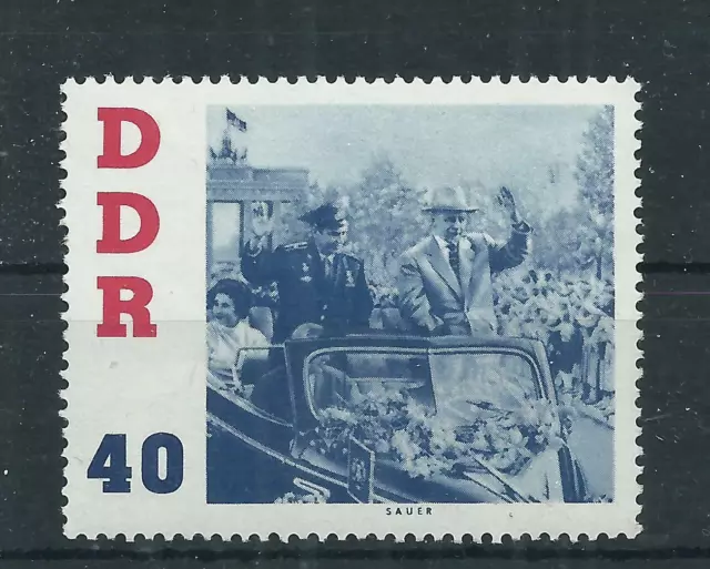 DDR 1961 Besuch von Titov in Berlin 40 Pfennig postfrisch** MiNr.868