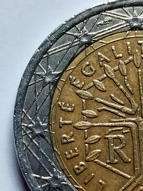 2 Euro Münze Liberte Egalite Fraternite 1999 2 EURO MÜNZE 1999 Frankreich, Lebensbaum ,,Liberte Egalite Fraternite