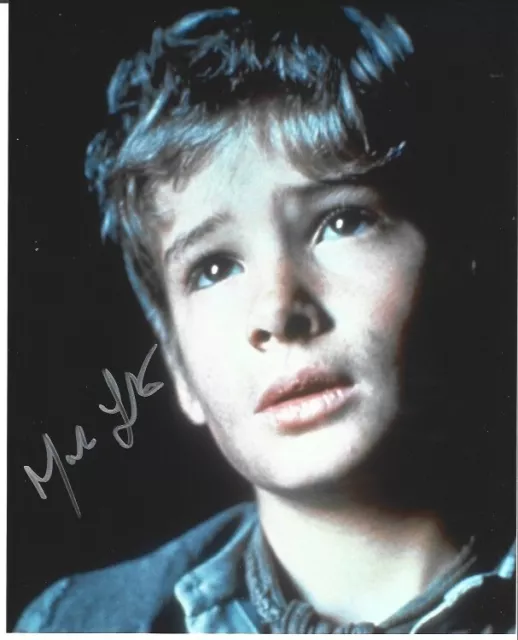 Mark Lester In Person signed 10" x 8" photo - English child actor - A468