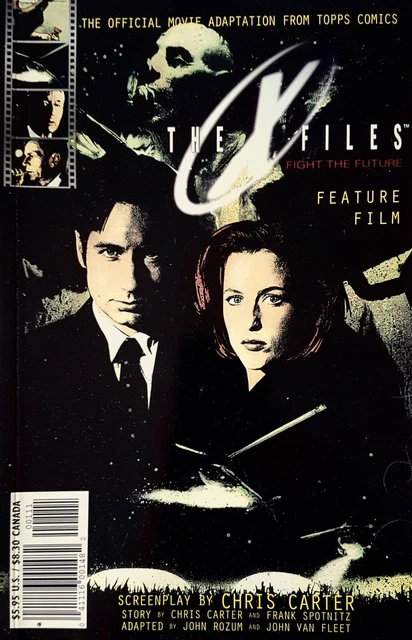 THE X-FILES: FIGHT THE FUTURE Official Film Adaptation - TOPPS - EXCELLENT