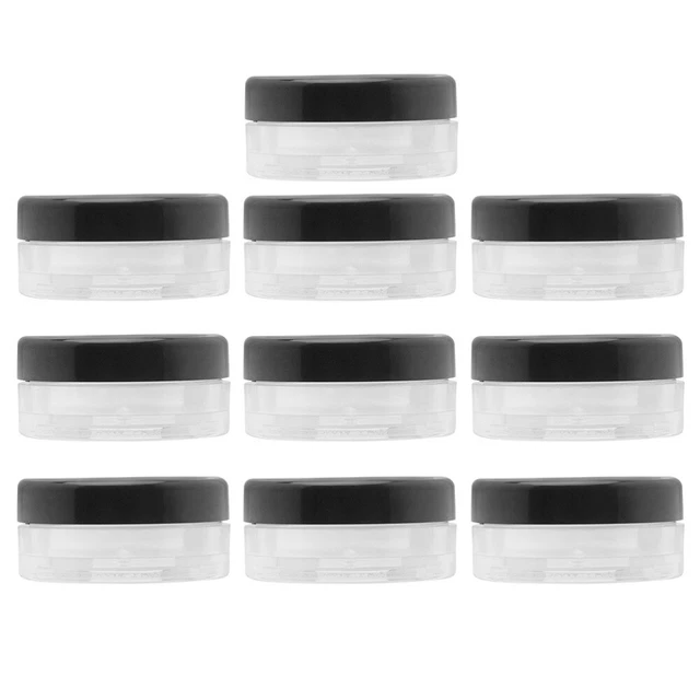 10 PCS LOOSE Powder Sifter Loose Powder Travel Container COSMETIC