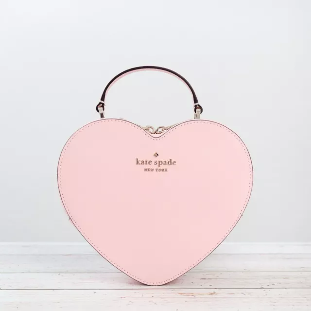 Kate Spade New York love shack mini heart crossbody bag (Mango Ice