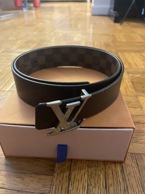 Louis Vuitton Calfskin Reversible Initiales 40mm Belt - Size 44 / 110  (SHF-Wznfad)