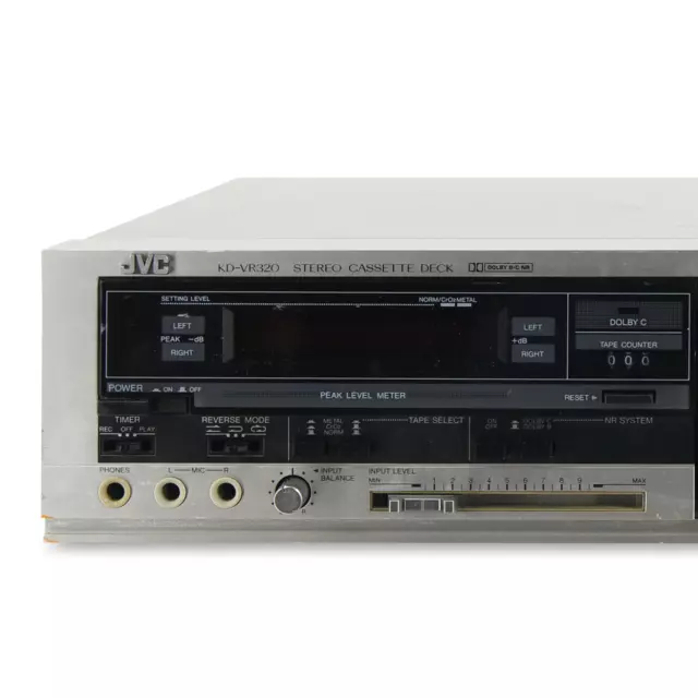JVC KD-VR320 Tapedeck Stereo Kassettendeck Cassette Hifi Dolby B/C NR [G] 2