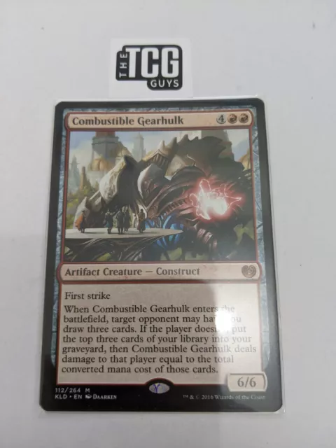 Magic The Gathering - Combustible Gearhulk - Non Foil Mythic - Kaladesh MTG TCG