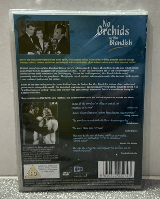 Miss Click NO ORCHIDS FOR Miss Blandish -DVD Brand New Sealed £10.00 - PicClick UK