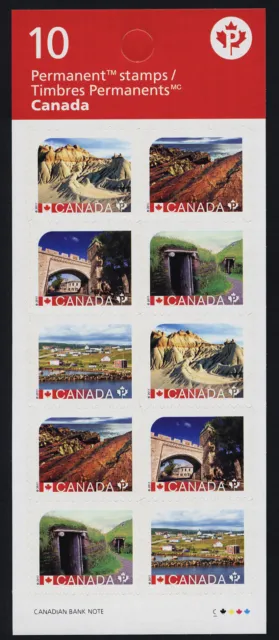 Canada 2968a Booklet MNH - UNESCO World Heritage Sites, Dinosaur Park
