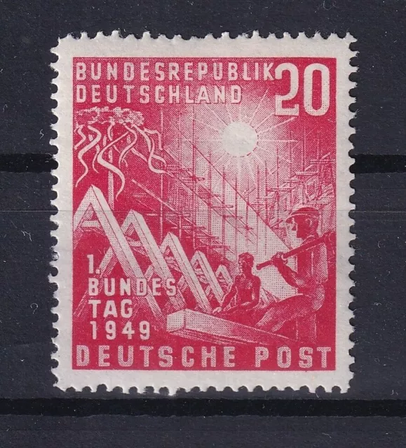 Allemagne 1949 L'ouverture de la première Assemblée fédérale 20pf MH