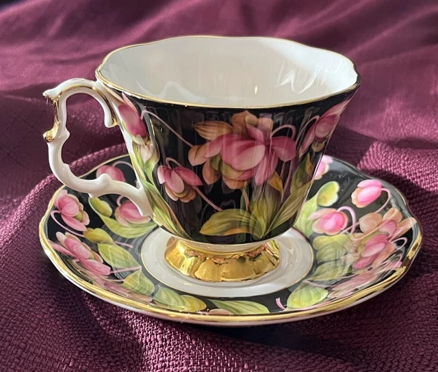 Royal Albert Provincial Flowers “Pitcher Plant” Cup, Saucer