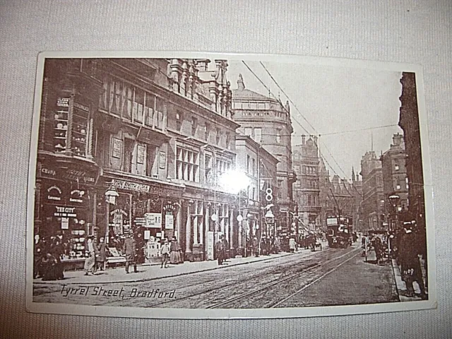 BRADFORD. TYRREL STREET. OLD POSTCARD. circa 1910