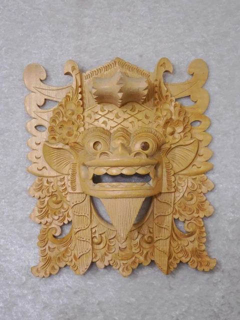 pana5t - Holz Wandmaske Bali ? Indonesien ? - Handgefertigt