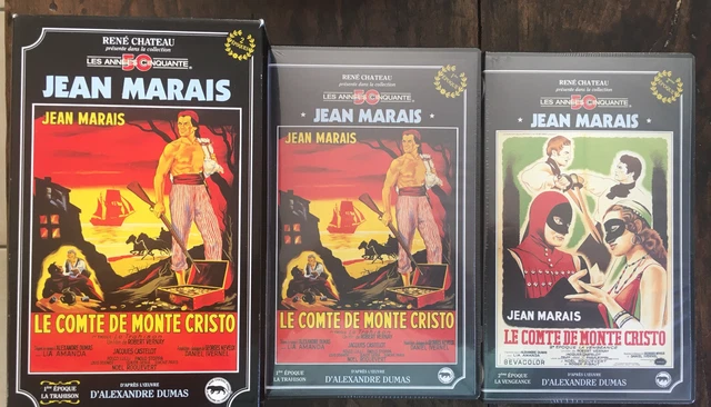 LE COMTE DE MONTE CRISTO L’INTÉGRALE JEAN MARAIS COFFRET 2 VHS René