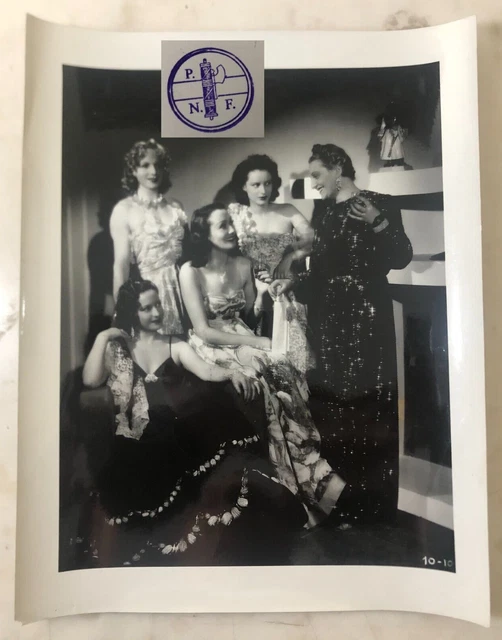 RARISSIMA FOTOGRAFIA CON timbro Partito Nazionale Fascista 30,5x24