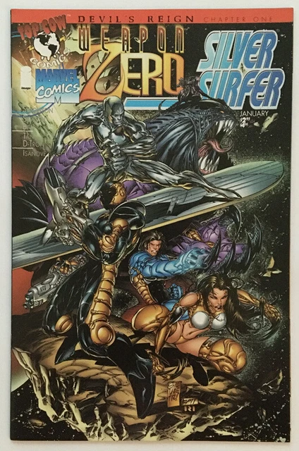 Weapon Zero Silver Surfer #1 Devil's Reign 1996 First print VF/NM unread boarded
