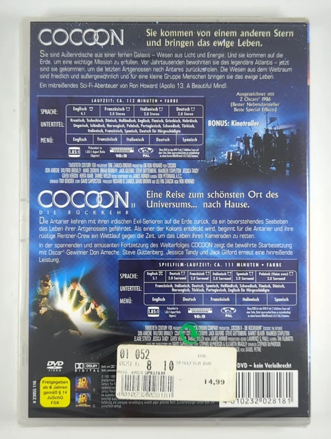 COCOON   COCOON II - Die Rückkehr (DVD) - NEU & OVP - Ron Howard EUR 34,90 - PicClick DE