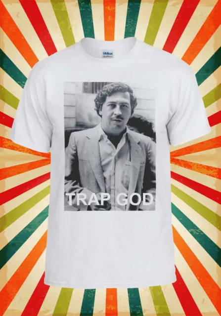 Pablo Escobar Trap God Drug Cocaine Men Women Vest Tank Top Unisex T Shirt 120E