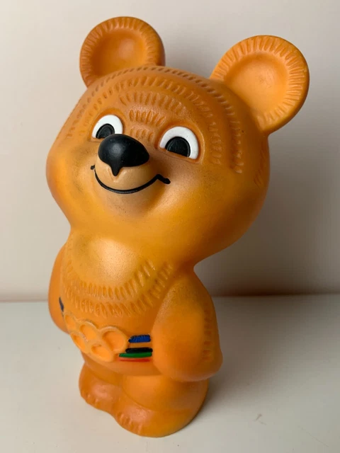 EO Figurine Mascotte Micha JO Moscou 80 - comme neuve - Collection