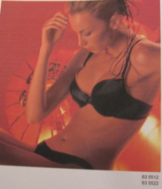 Ensemble Lingerie NEFER Made In Italy - Soutien-gorge Top A Et String Noir - Taille 40 - Neuf Avec étiquettes