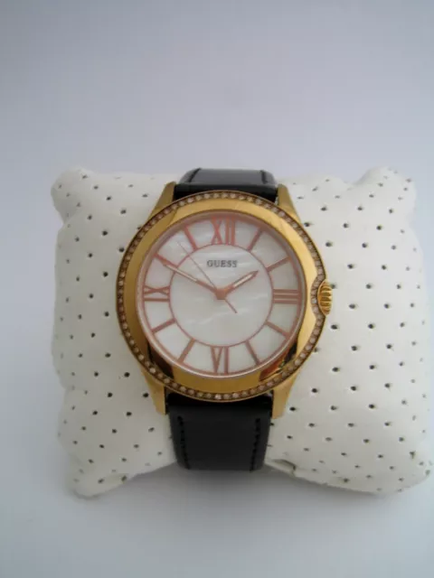 Guess Womens Moonbeam Watch W10267L1 Stainless Steel Gold Crystals Genuine