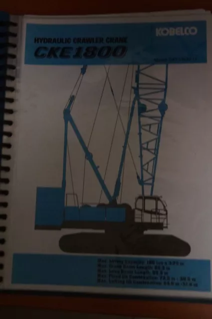 Kobelco CKE1800 Information Manual