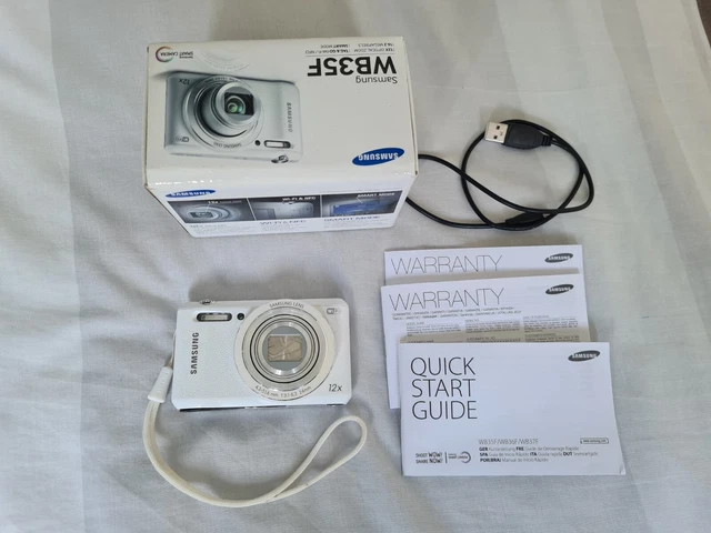 Samsung WB Series WB35F 16.2MP Digital Camera - White