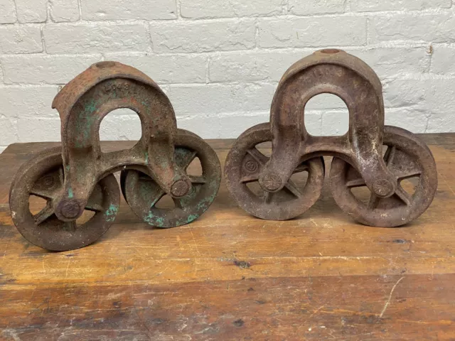 Antique Track Rollers, Door Rollers, Factory Production Line, Working Condition!