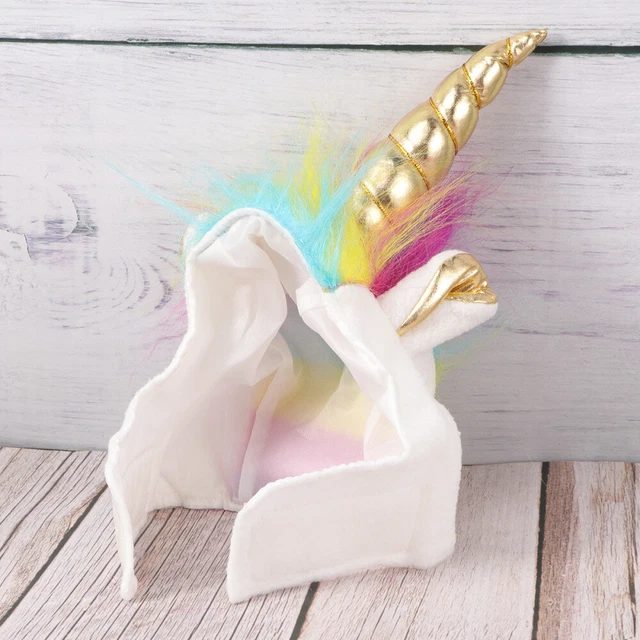 1 pieza Disfraz de gato unicornio mascota perro sombrero divertido decorativo Navidad