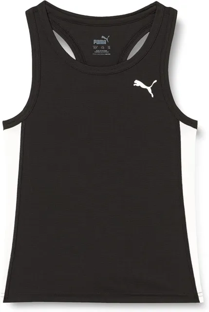 Puma Unisex Children Sports Tank Jersey Black Size 140