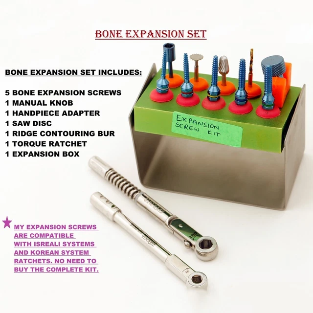 Julldent BONE EXPANDER KIT (SCREW TYPE PATTERN)