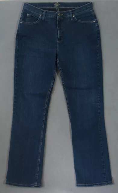 UB12436 **LEE** RIDERS STRAIGHT LEG WOMENS JEANS sz16L $18.00 - PicClick