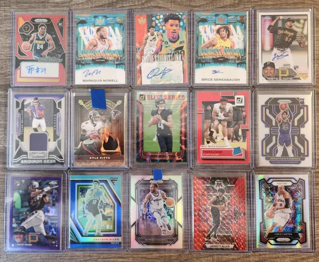Investor Lot-All Sports, Autos, Rookies, Sp, Serial #, Color!!!! (117 Cards)